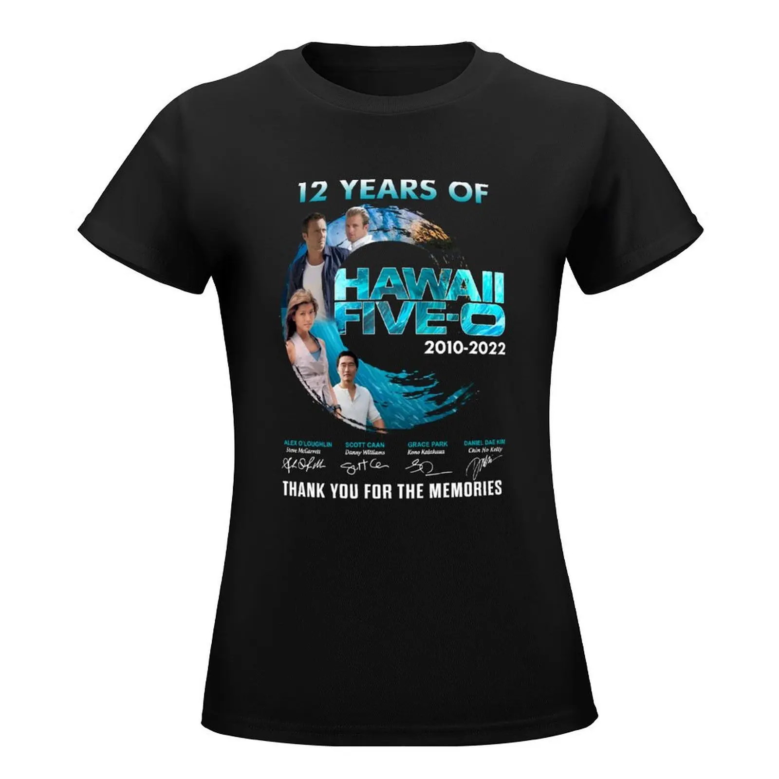 12 Years Hawaii Five-0 Tv Series Thank You T-Shirt shirts graphic tees Female clothing hippie clothes Women's clothing