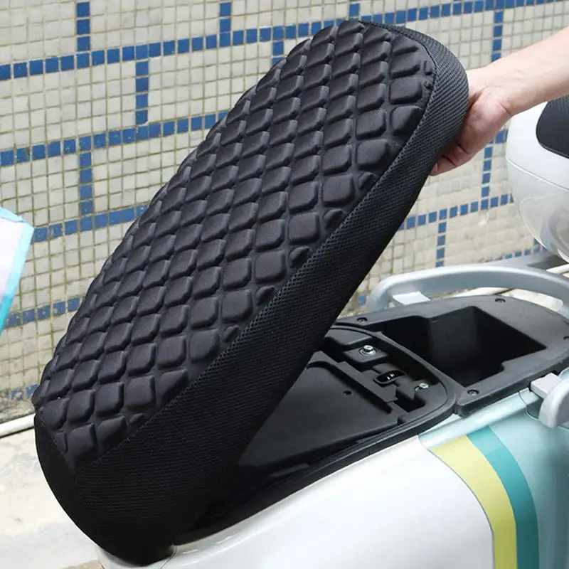 Motorcycle Passenger Seat Cushion Rear Seat Cushion High Elasticity Comfortable Seat Cushions Non-Breaking Motorcycle