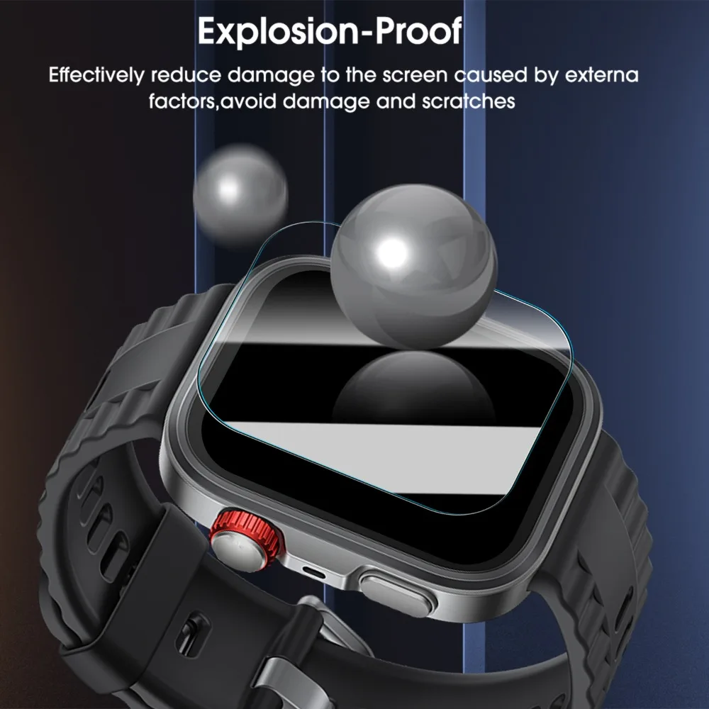 화웨이 시계 맞는 4 프로 화면 보호기에 대한 1-5PCS 강화 유리 안티 스크래치 유리 보호 위치 필름 액세서리