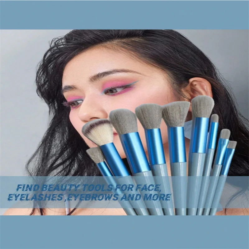 13 Stuks Make-Up Borstel Set 13 Make-Up Borstel Set Plus Opbergtas Niet-Shedding Oogschaduw Borstel Zachte Ultra Zachte Betaalbare Borstel Super