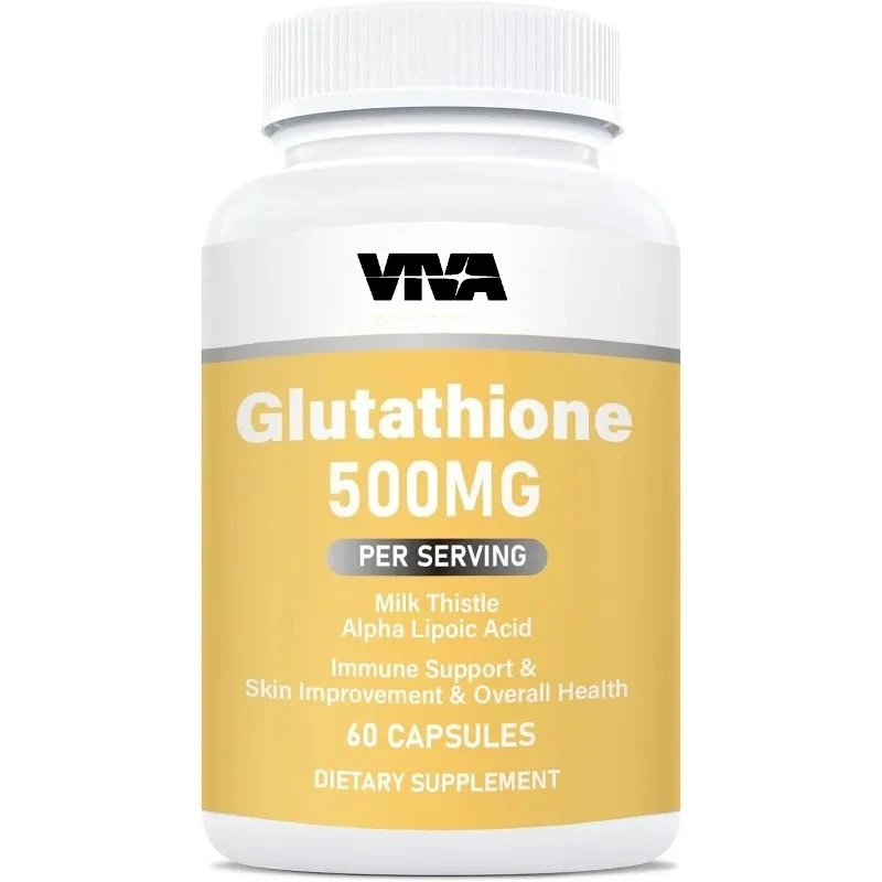 

Liposomal glutathione supplement, 500mg, milk thistle and alpha lipoic acid, immune support -60 capsules of vegan capsules