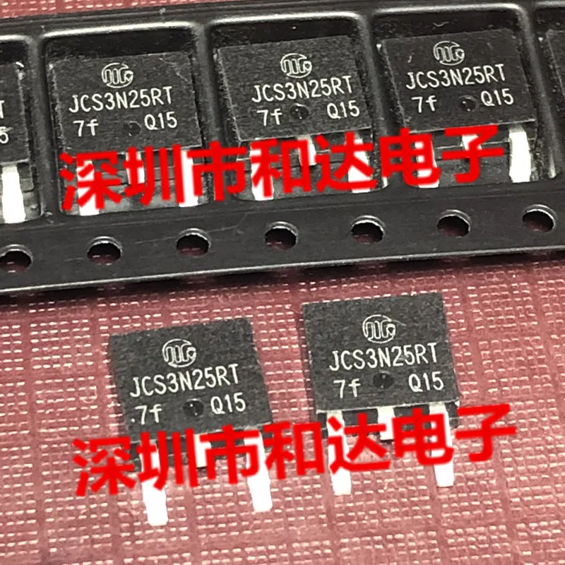 정품 JCS3N25RT TO-252 200V 3A, 10 개