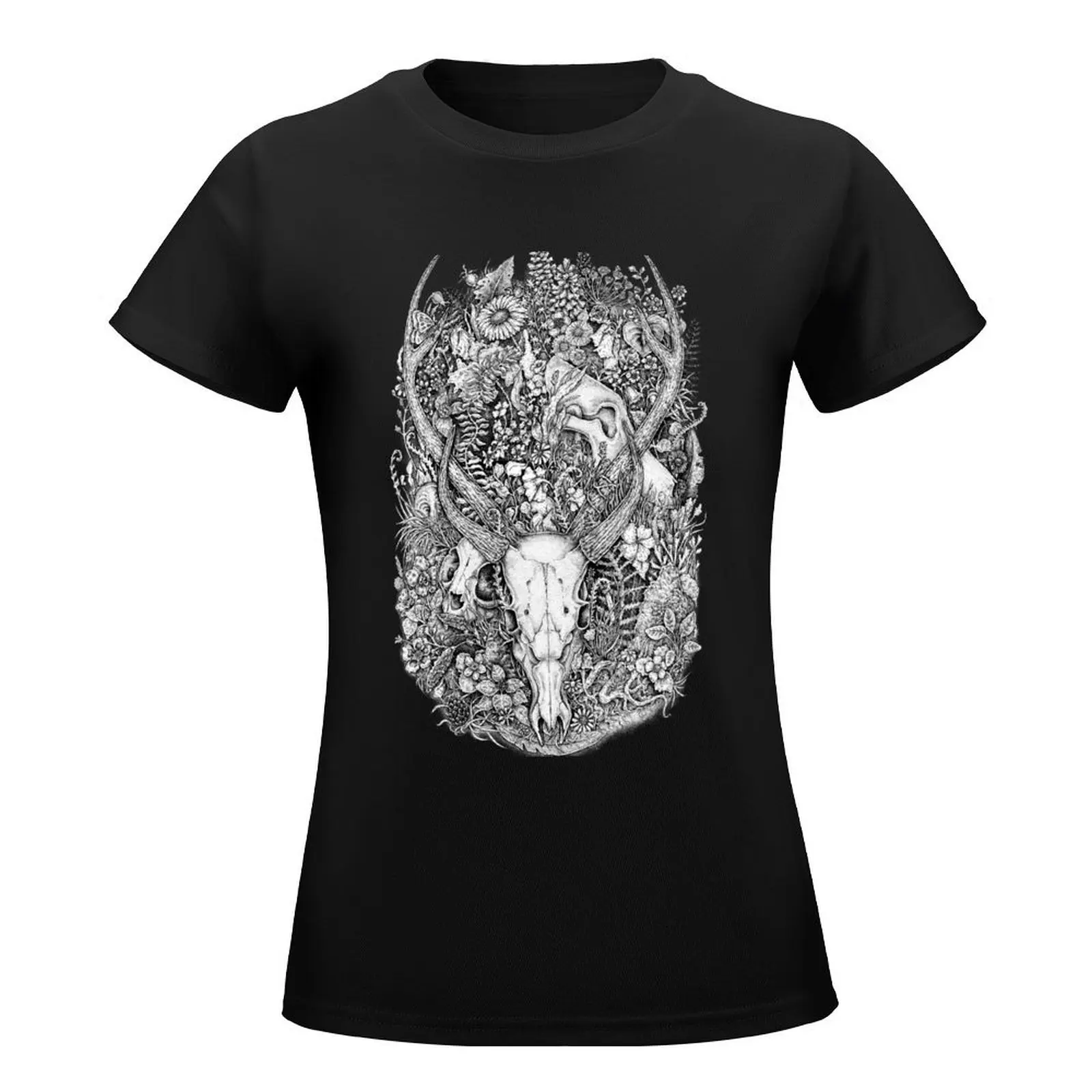 Life's Mystery: Hunter and Prey T-Shirt Female clothing Aesthetic clothing Womens graphic t shirts