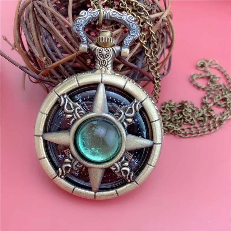 Ladies jewelry design elegant quartz pocket watch necklace vintage pendant birthday gift