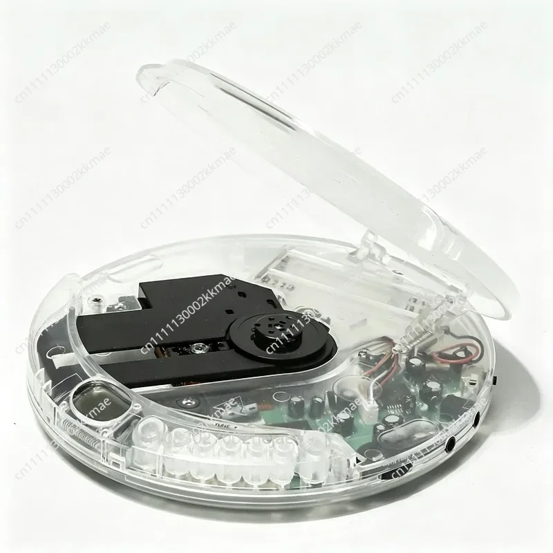 Fully Transparent CD Player Portable Album Headphones USB Cable External Speaker
