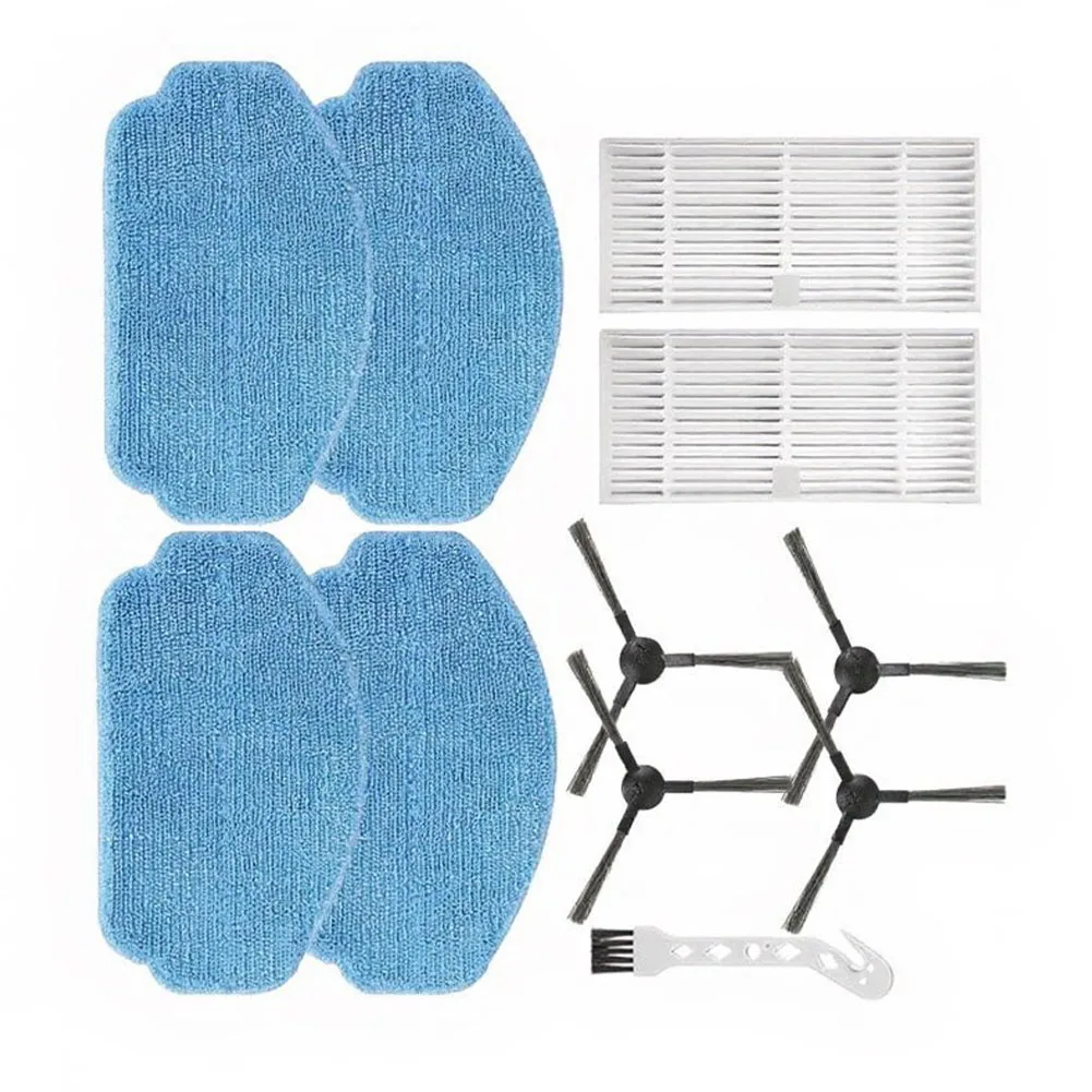 Robot Vacuum Cleaner Accessories Kit Compatible with For MAMNV BR150 BR151 Including Side Brushes HEPA Filters