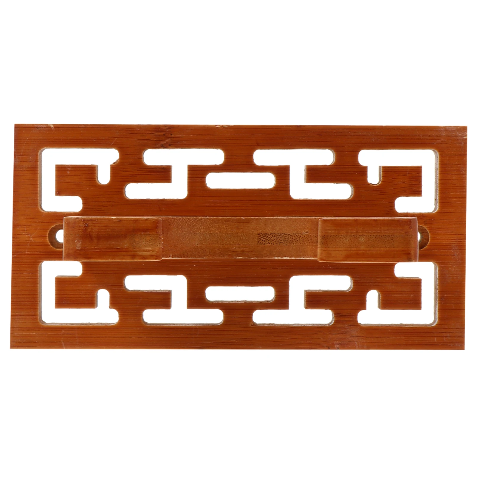 

1pc Wooden Cucurbit Flute Wall Storage Shelf Holder Durable Space-Saving Display Rack For Cucurbit Flute Wall-Mounted Shelf