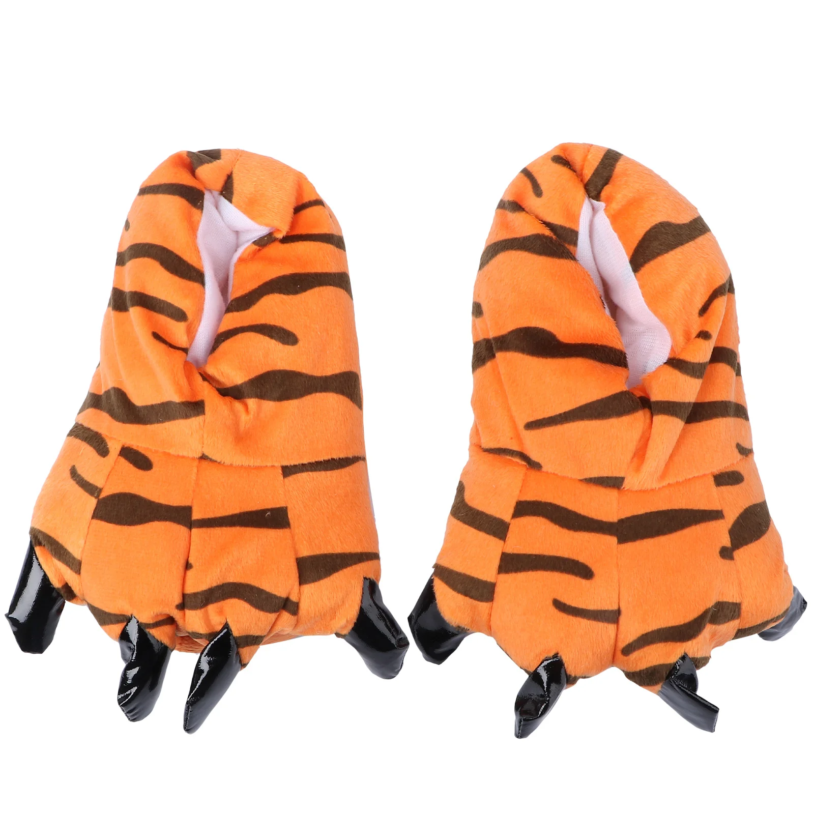 

1Pair Cartoon Paw Shoes Thickened Warm Indoor Shoes Casual Cozy Winter Footwear Non-Slip Sole Comfortable Home Gift