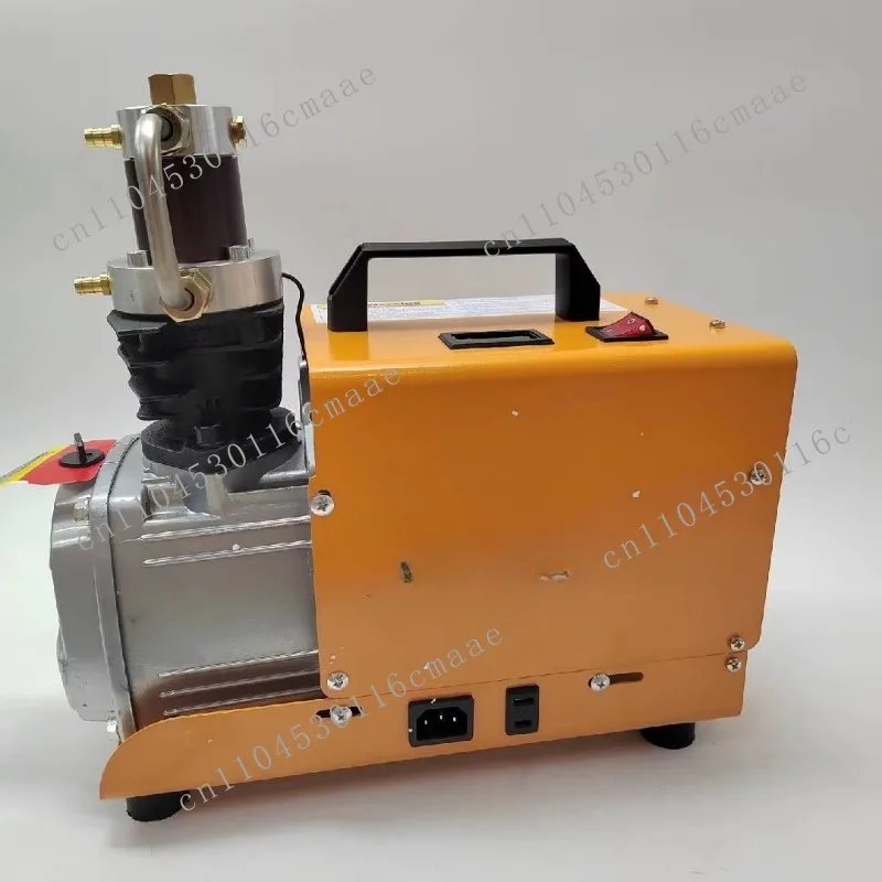 Electric High Pressure Air Pump Single Cylinder Water Cooled Air Cooling Cycle Double Cooling Style
