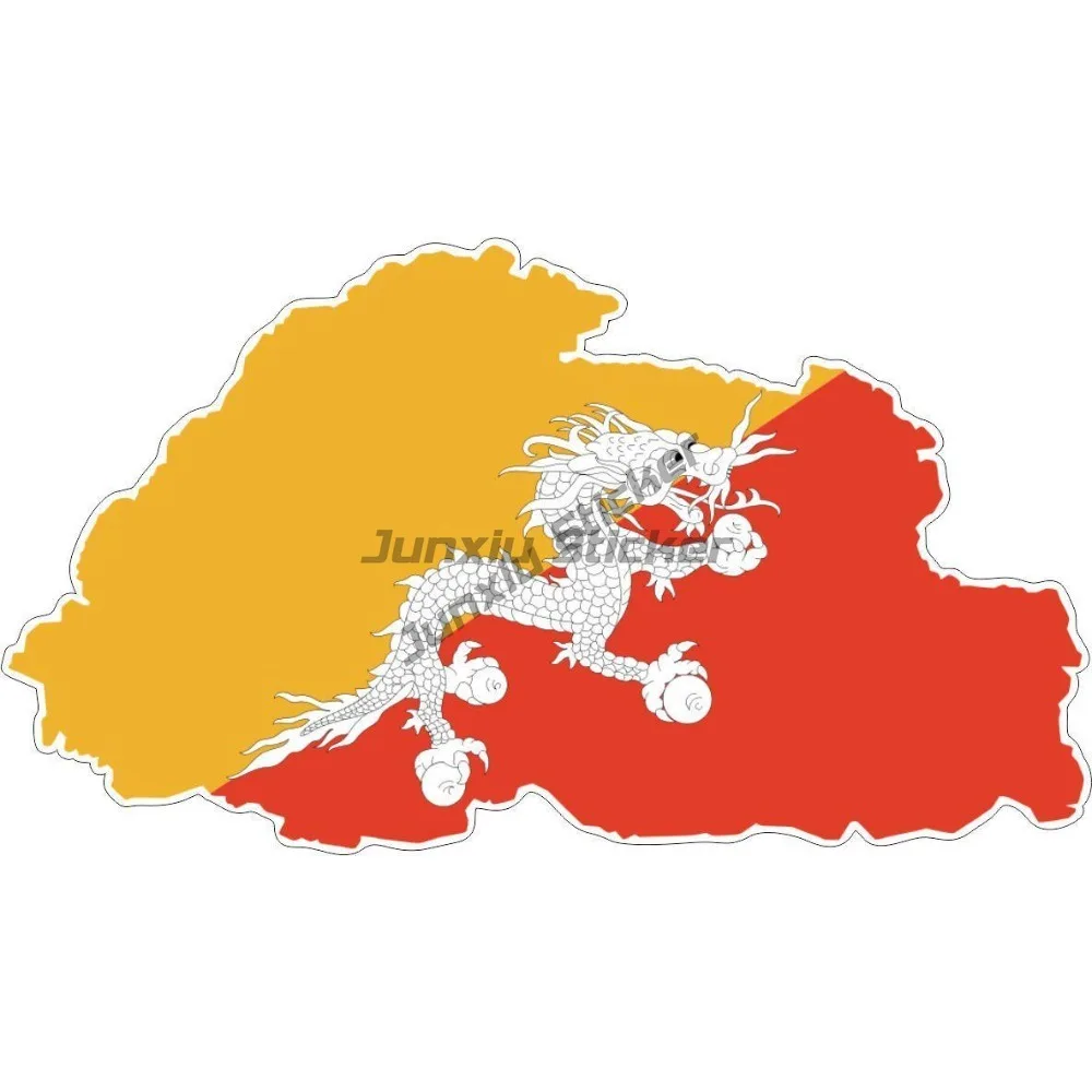 

Sticker Car Moto Map Flag Vinyl Outside Wall Decal Macbbook Bhutan Anti Scratch Exterior Decorative Sticker Camping