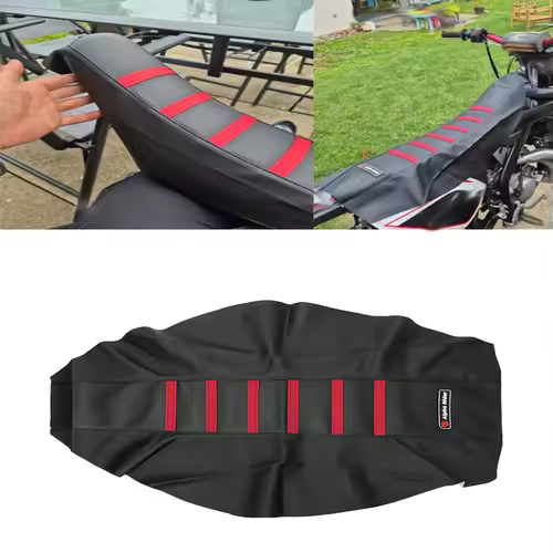 Universal Gripper Seat Cover PVC Soft Stretchy Non-slip For Honda Yamaha Suzuki Kawaski Dirt Bike Off Road Motocross Motorcycle - Image 2