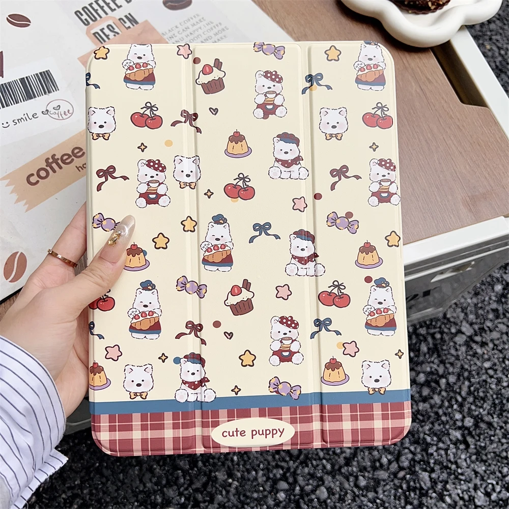 

Чехол для iPad Air 11 2025 10th 11th A16 9th Cover с держателем для карандашей Pro11 2024 Air4 5 10.9in pro10.5 10.2 9.7 5th 6th Mini6 7