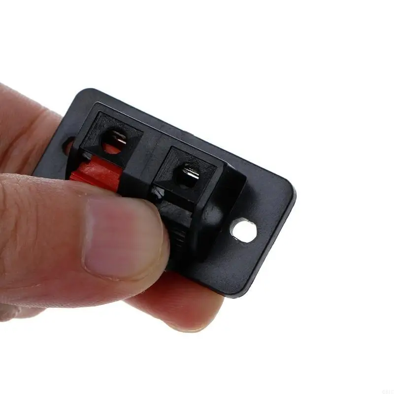 Q81C 10 PCS 2 Posiciones Empuje en Spring Load O Terminales altavoces Conector