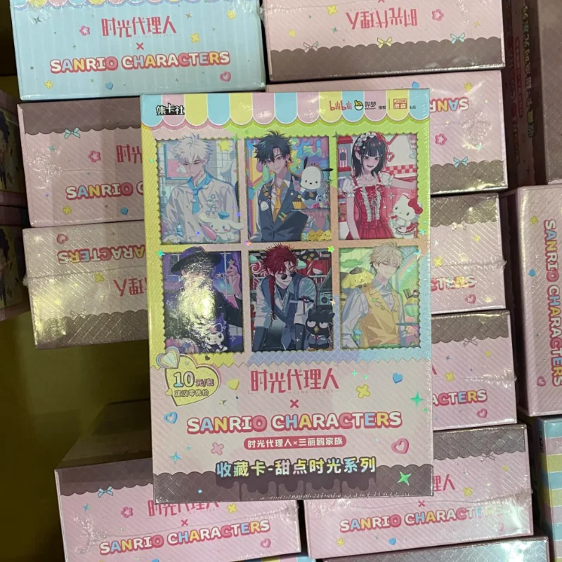 

Hot Genuine Card.Fun Link Click Cards Sanrio Series Anime Collection Cards Mistery Box Board Games Toys Kids Birthday Gifts