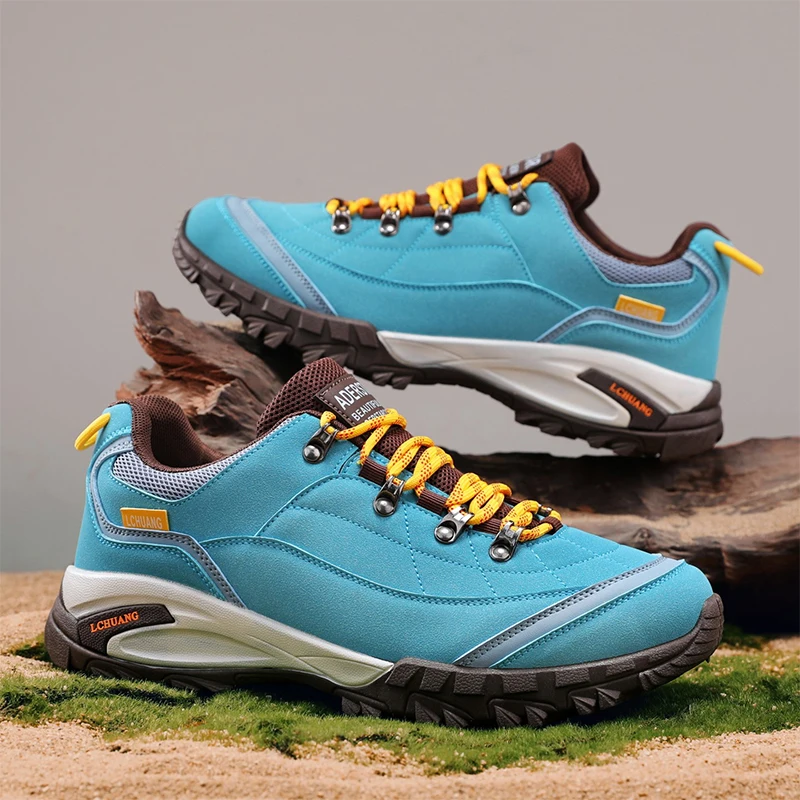 

Men's Outdoor Sneakers Non-Slip Wear Resistant Hiking Shoes Male Comfort Casual Walking Shoes Climbing Mountain Sneaker Non-Slip