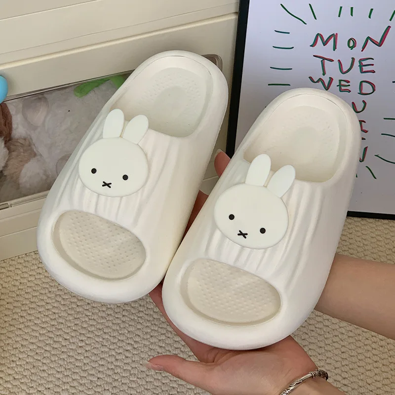 Hot Cartoon Miffy Series Soft-soled Slippers Creativity Exquisite Cute Bedroom Bathroom Anti-slip Slippers Home Supplies Gift