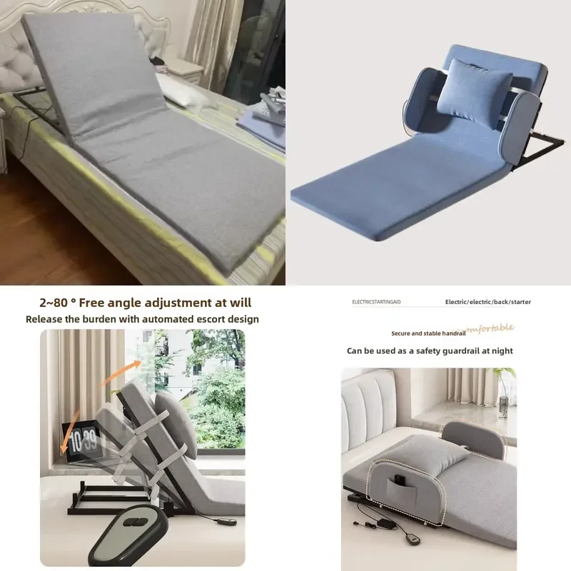 Electric Adjustable Hospital Bed for Home Use, Height Lift Nursing Bed with Remote Control, Patient Care Bed for Elderly