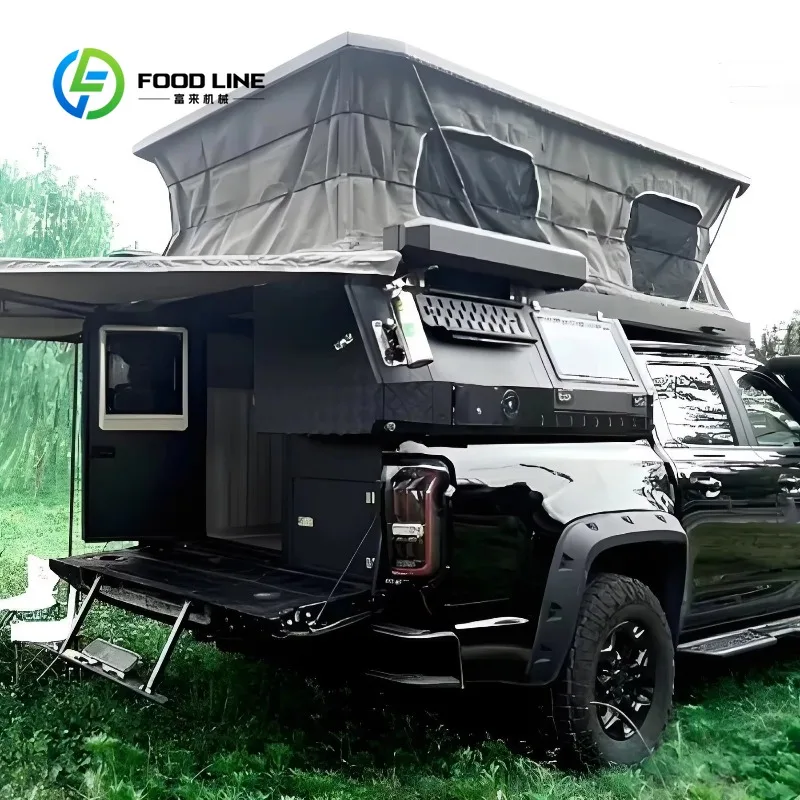 Customized Hard Shell Overland Camper For Pickup With Slide Out Drawer And Ladder Bulk Purchase Best Offer For Export