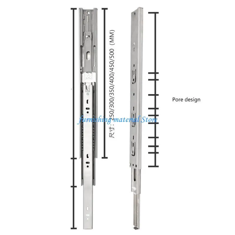 Y5GD 1 PPAIR DOFTER Track Driber Dot szufladki szkiełki szuflady ze stali nierdzewnej