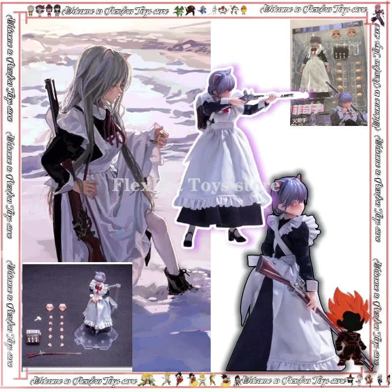 

HASUKI PA010 1/12 Scale Female Soldier Cute Sharpshooter Girl Full Set 6-inch Action Figure Model Toys Fans Collectible