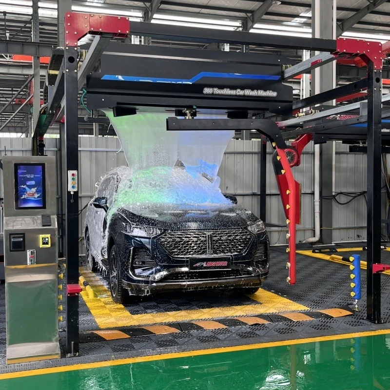 360 Degree Touchless Car Wash Machine Custom Fully Automatic Non-contact Car Washing Machinery for Commercial Use