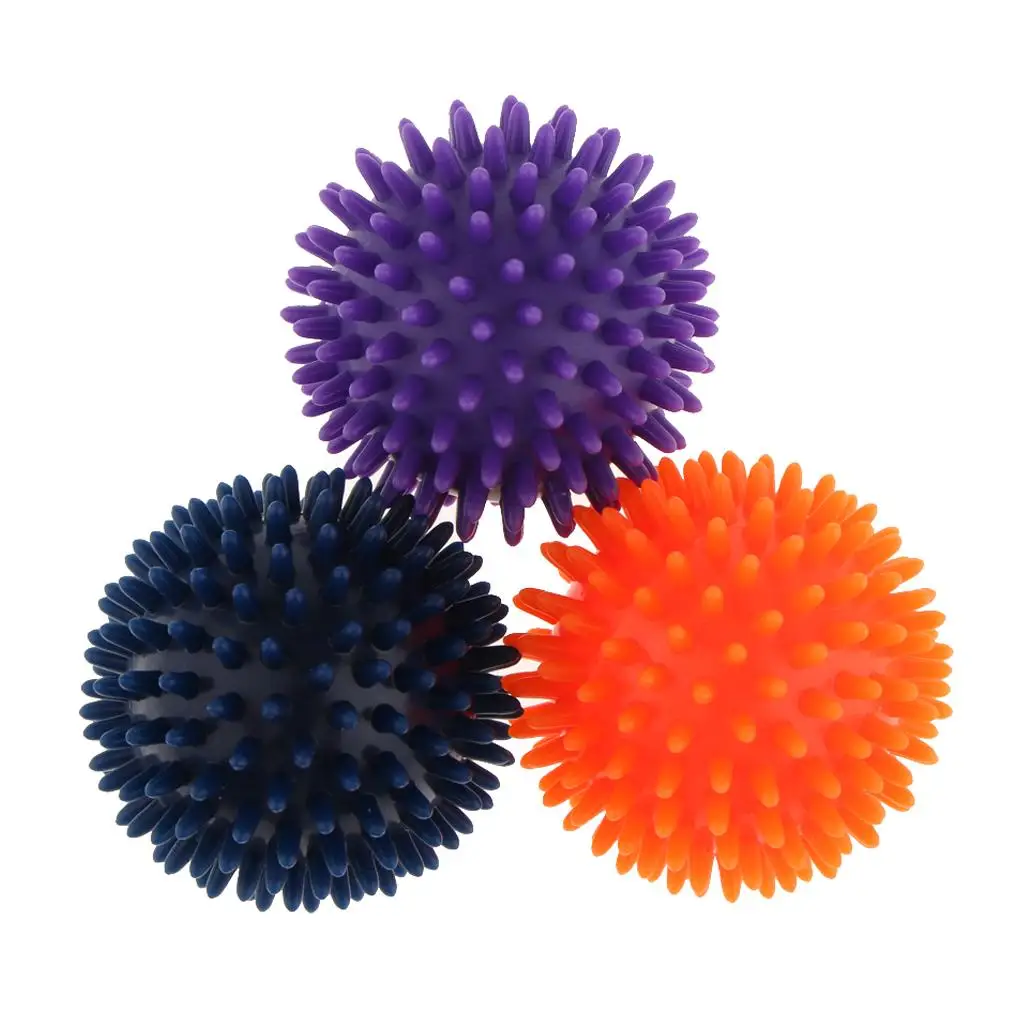 3pcs Massage Spiky Ball & Double Mobility Myofascial Ball - Spike Myofascial Release Trigger Point & Plantar Fasciitis