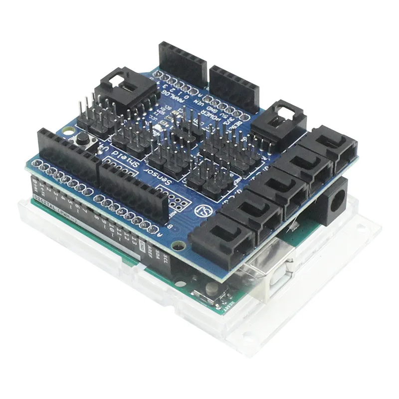 Sensor Shield V4.0 Expansion Module, IO Sensor Expansion Board Compatible with R3 Controller