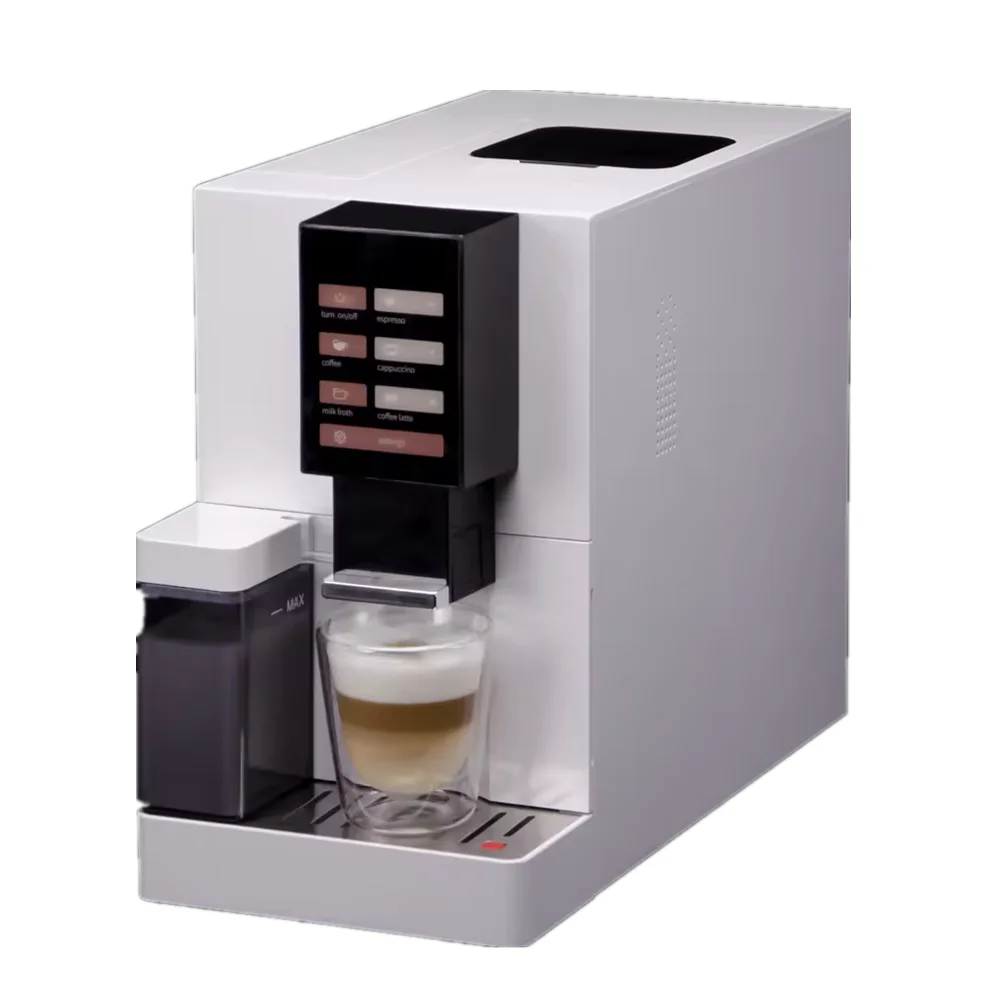 

Professional Bean To Cup 19Bar Electric Cappuccino Espresso Coffee Maker Machine With Milk Tank