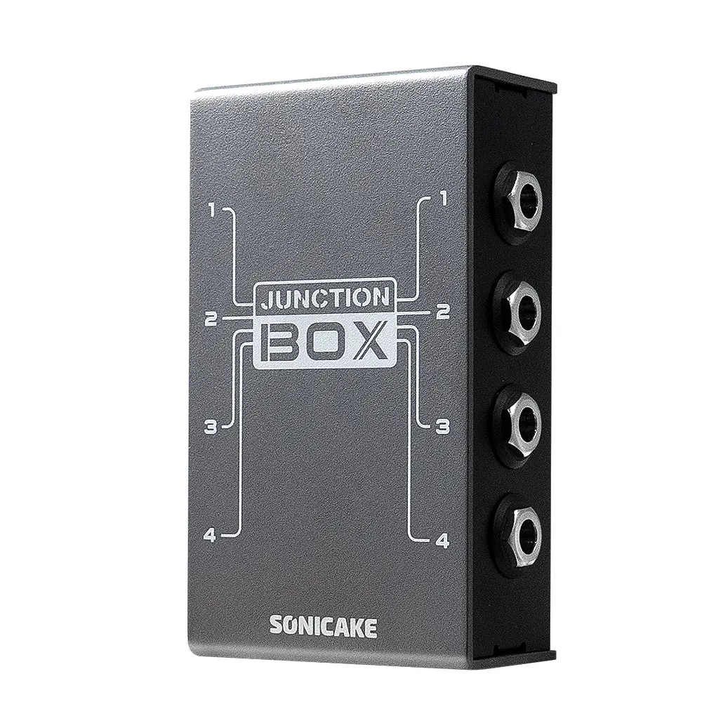 SONICAKE Junction Box Shipping From US Stereo 4-channels Control System Organization LINE for Guitar Bass Pedal Music Instruments QCS-02