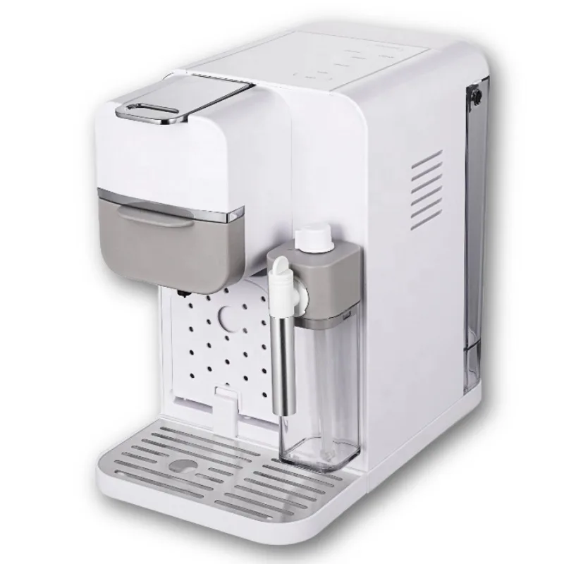 Steam coffee capsules + milk carton semi-automatic 2-in-1 espresso maker, high-espresso milk machine