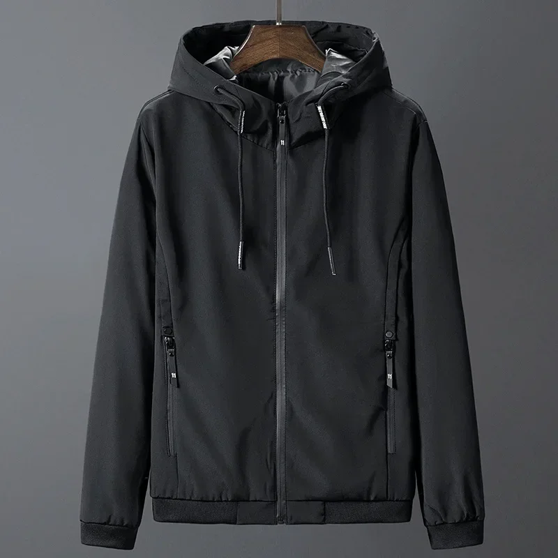 MRMT 2026 Brand New Men's Jacket All Match Korean Style Trendy Men's Trendy Tops Trendy Brand Men's Hooded Jacket