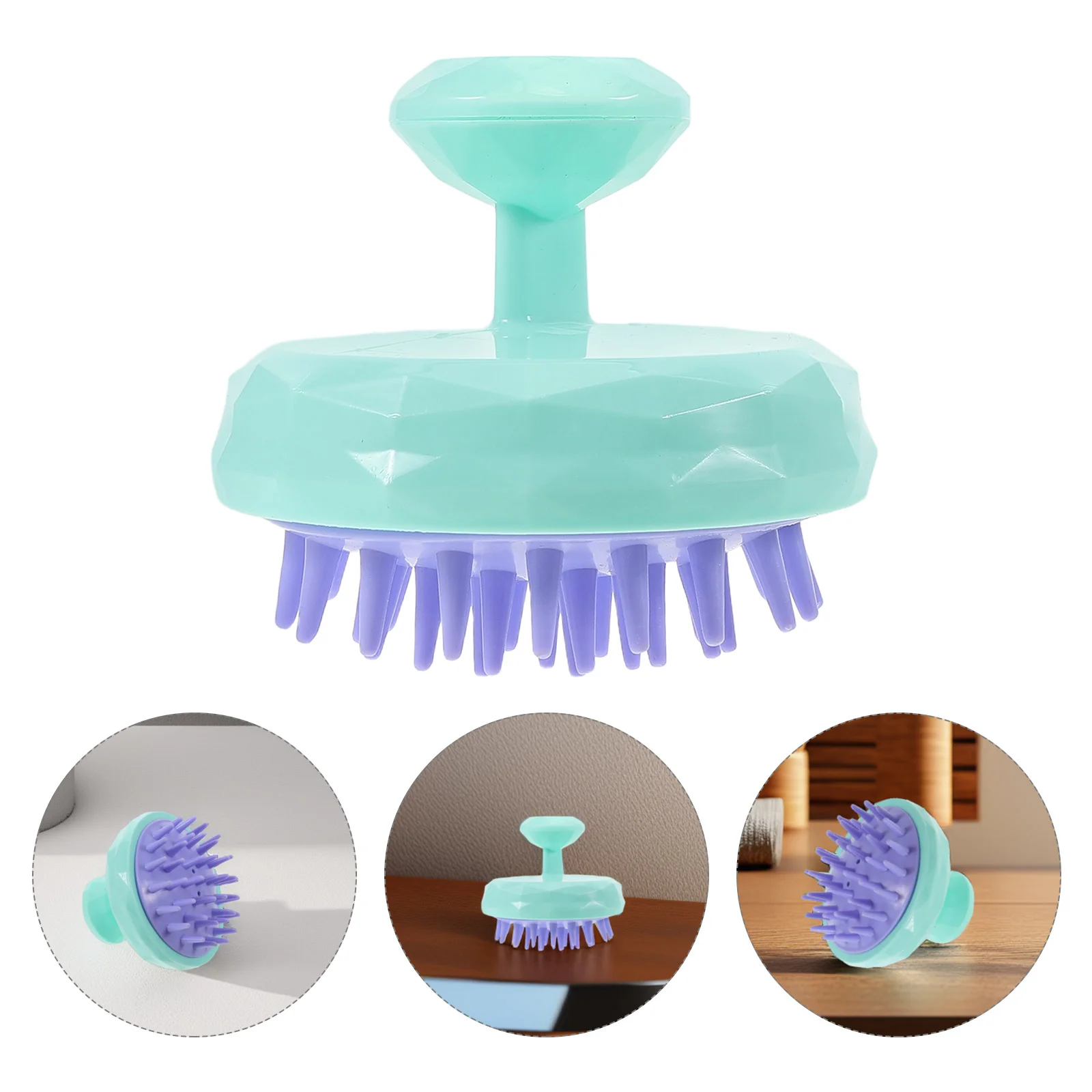 Silicone Scalp Massager Shampoo Brush for Hair Growth Scalp Care Hair Wash Brush with Soft Bristles, Exfoliating Shower Head Scr