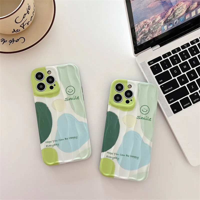 قطع هندسية بسيطة متصادمة لغطاء الهاتف الملون لهاتف آيفون ، 16 برو ، 12 ، 13 ، 15 برو ماكس ، 11 غطاء ، حافظات صدمات ، 14 برو