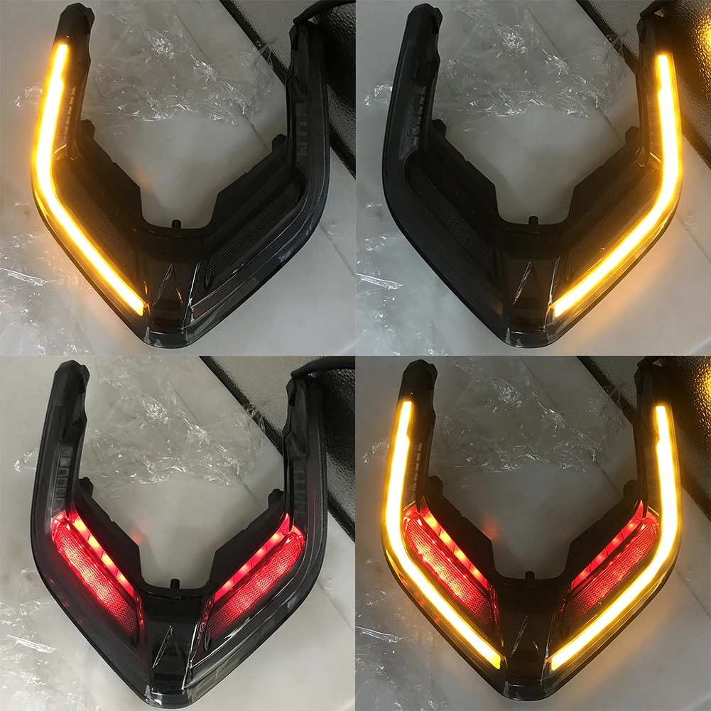 Resistance Tail Light Yellow+red 12V 1pcs Brand New Smoky Black Car Accessories Car Lights For DUCATI PANIGALE V2