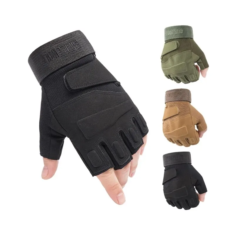 Rękawice ochronne outdoorowe, rękawice sportowe, rękawice półpalcowe męskie i damskie do walki, polowania, fitnessu, rękawice bez palców — zdjęcie 3