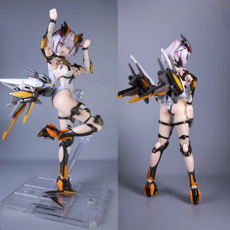

Brand New Flashpoint Model Play 1/12 Scale 16003 Mech Doll Hana Replaceable Face action Full Set In Stock Finished Model Toy