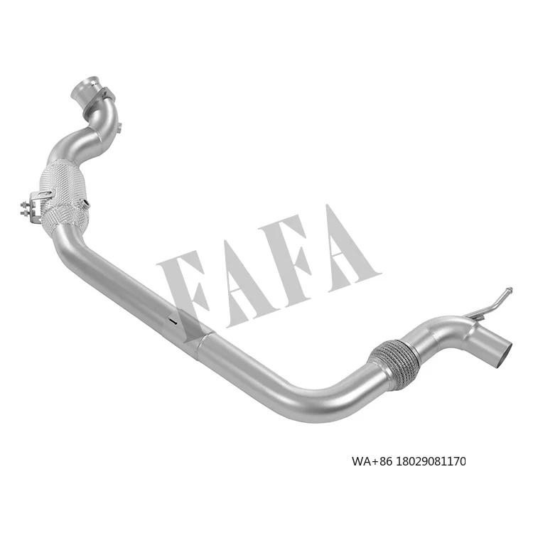 

Высокопроизводительная выхлопная система (даунпайп) для 2.3T 2015 года с термоизоляцией, секция головной части трубы глушителя