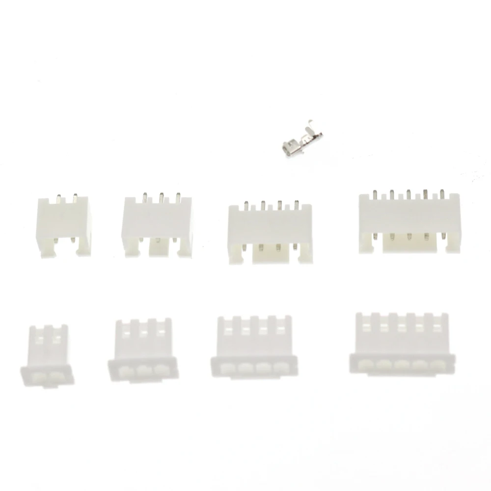 XH2.54 Jst Terminal Kit Wire Connector Adaptor 2P 3P 4P 5P 2.54mm 2.5mm Pin Header Housing Xh TJC3 230Pcs