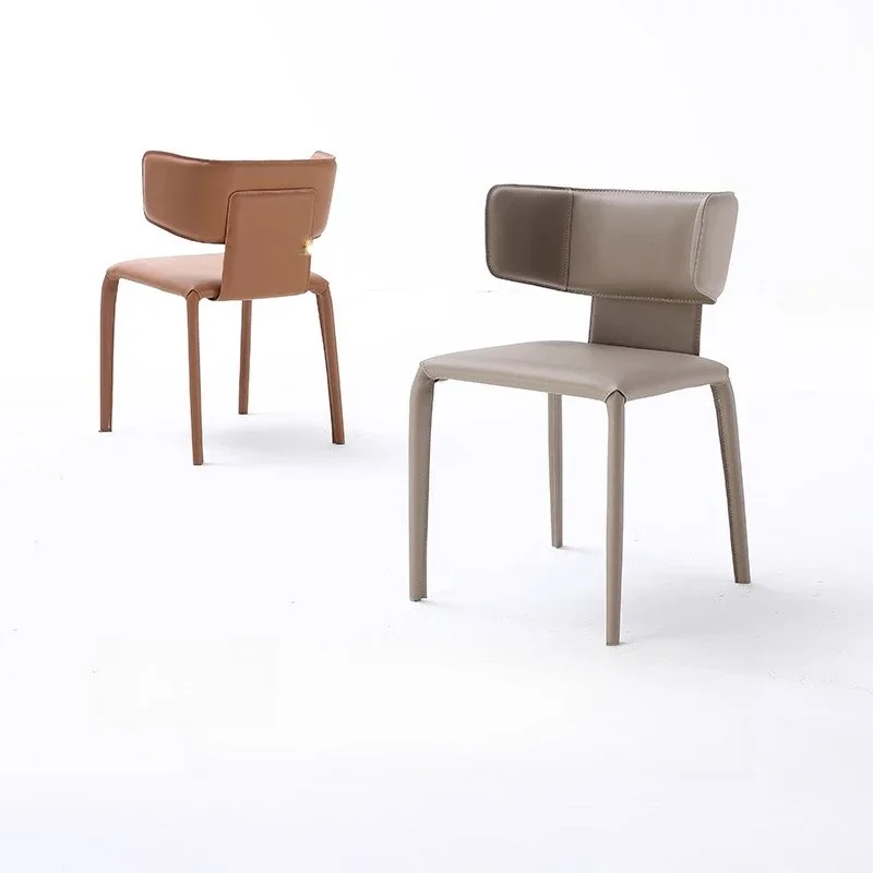 

Italian Minimalist Nordic Light Luxury Dining Chair Modern Simple Home Hotel Sample Room Chair