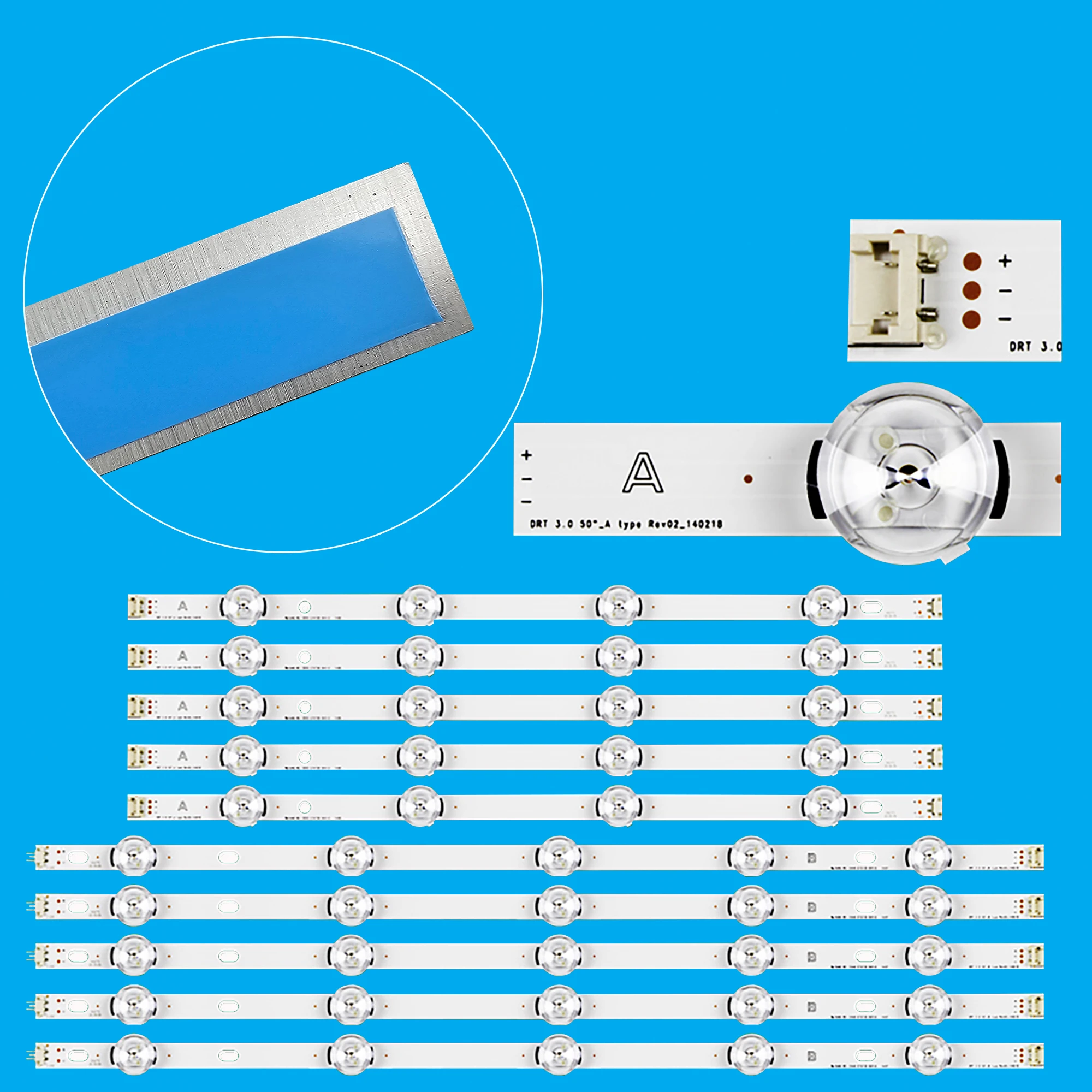 DRT 3.0 50 backlight for 50LB560V 50LB5610 50LB5500 50LB550B 50LB550U 50LB550V 50LB551U 50LB551V 50LB551V 50LB552U 50LB552V