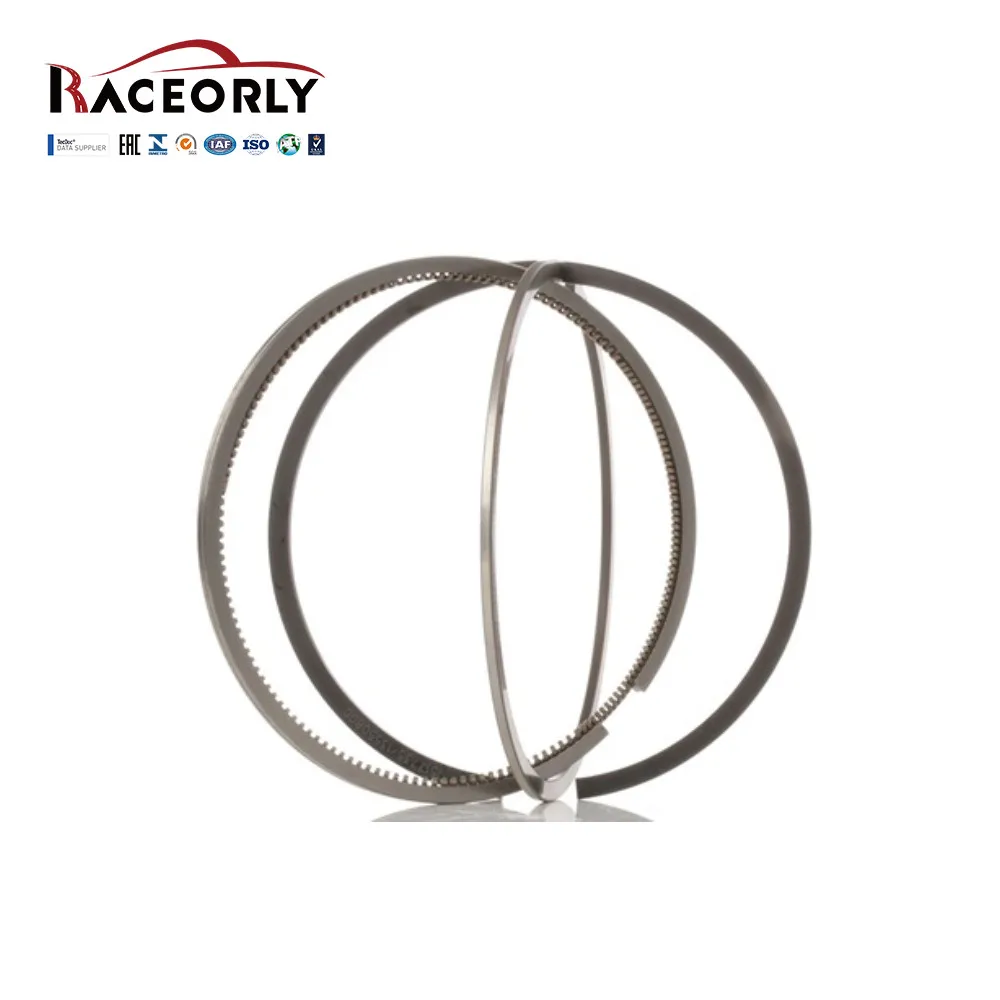 RACEORLY 6 Piston Ring Set for BMW N57 330D 330XD 530D 730D X3 X5 M57 306 Diesel