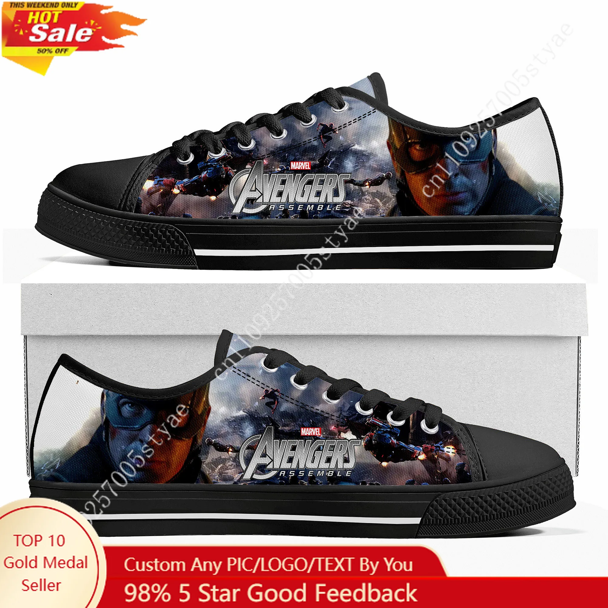 

Низкие кроссовки Marvel Captain America Steve Rogers для женщин, мужчин и подростков, высококачественная обувь, индивидуальный пошив, кеды из канваса