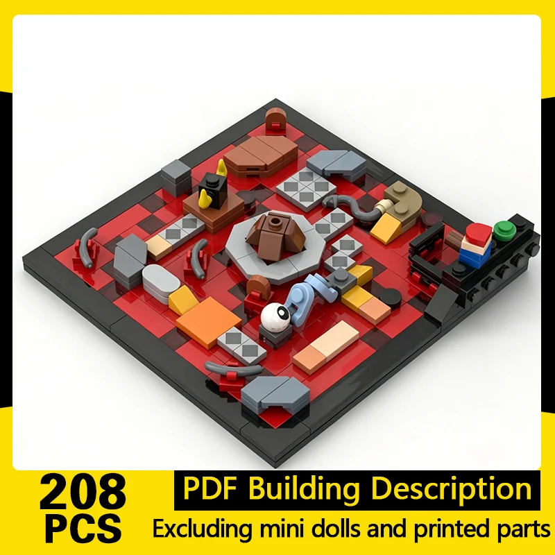 Popular Game Model MOC Building Bricks Lethal Lava Land Diorama Modular Technology Gifts Holiday Assemble Toys Suit Display