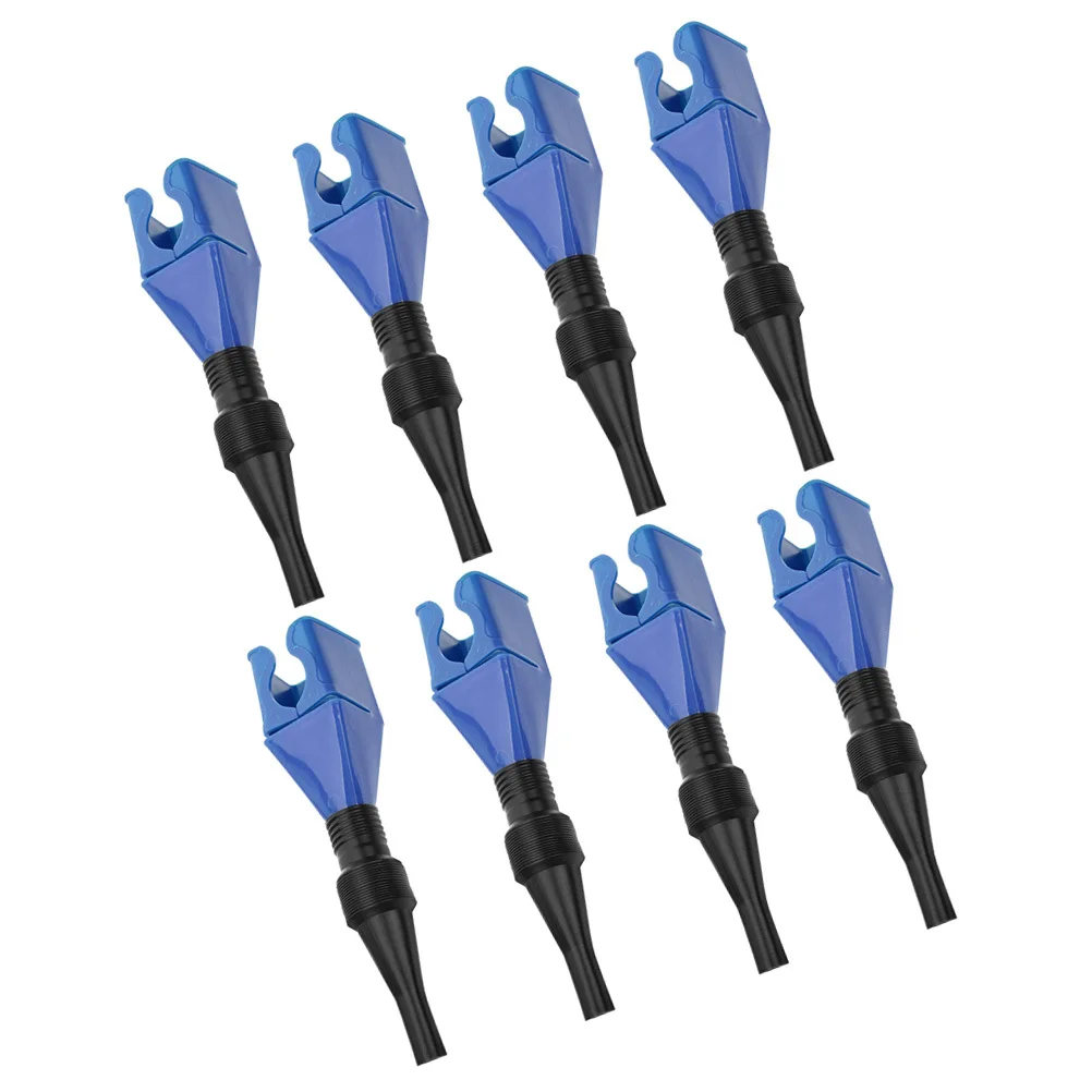 8 Uds combustible portátil aceite plegable para coches motocicleta herramienta de drenaje Flexible embudo de Gas transmisión refrigerante relleno automotriz