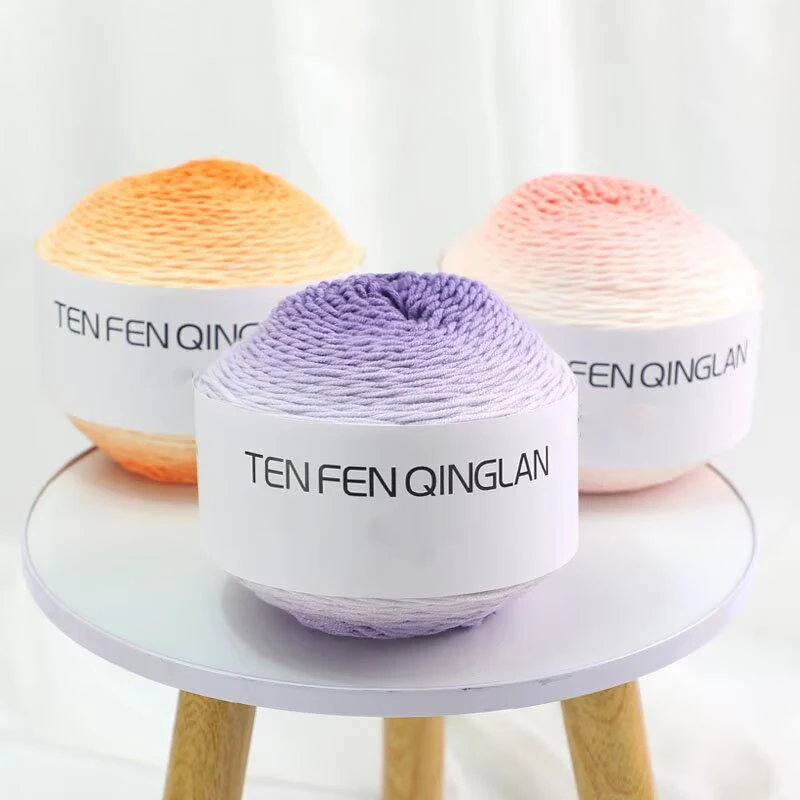 

Bulk Yarn with a Light Misty Texture, Gradient Solid Colors, Suitable Thickness, Comfortable Yarn, Suitable for Beginners, Ideal for Knitting Sweaters, Shawls, Rugs, Scarves, Hats, Gloves, and Other Handmade Crafts