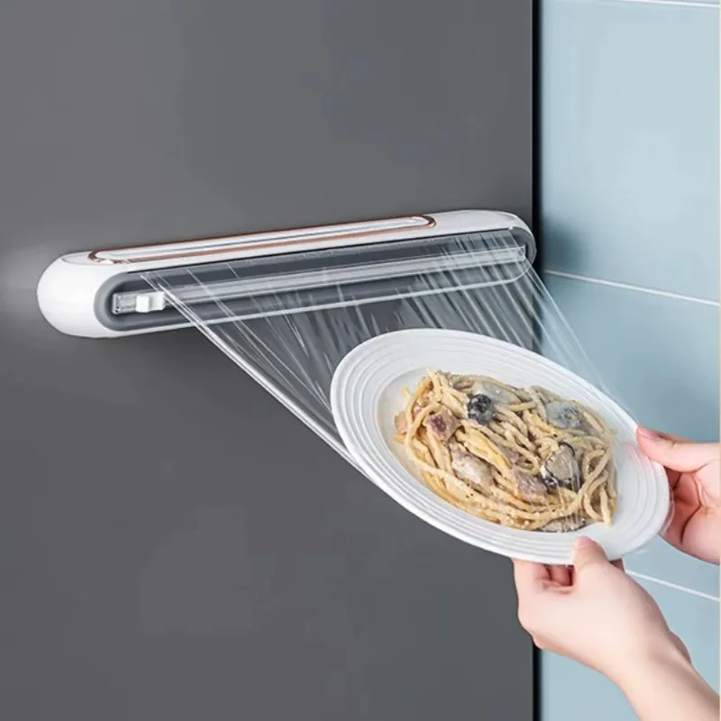 

Магнитный многоразовый диспенсер для пластиковой пленки и алюминиевой фольги с прецизионным резаком — Essential для кухни на столешнице