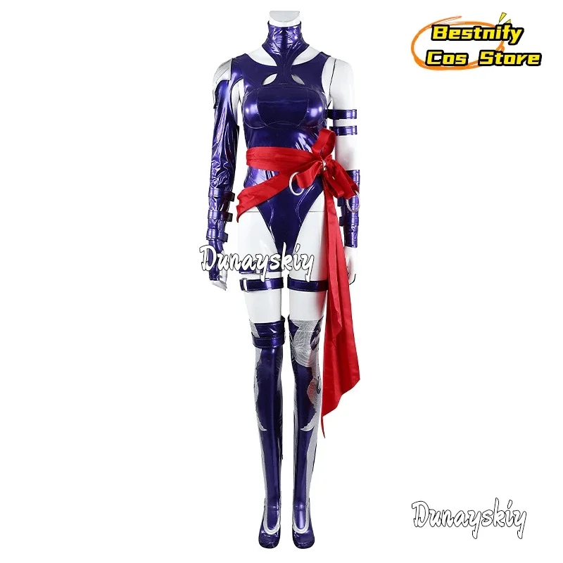 أزياء تنكرية لفتاة السنجاب Psylocke/السنجاب بدلة نسائية رائعة للإناث تمويه الخيال أنيمي كرنفال حفلة خارج