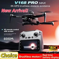 2025 V168 Pro MAX GPS Drone 8K Professional HD Camera 5G WIFI FPV 360° OAS Brushless Large Screen Mavic Mini