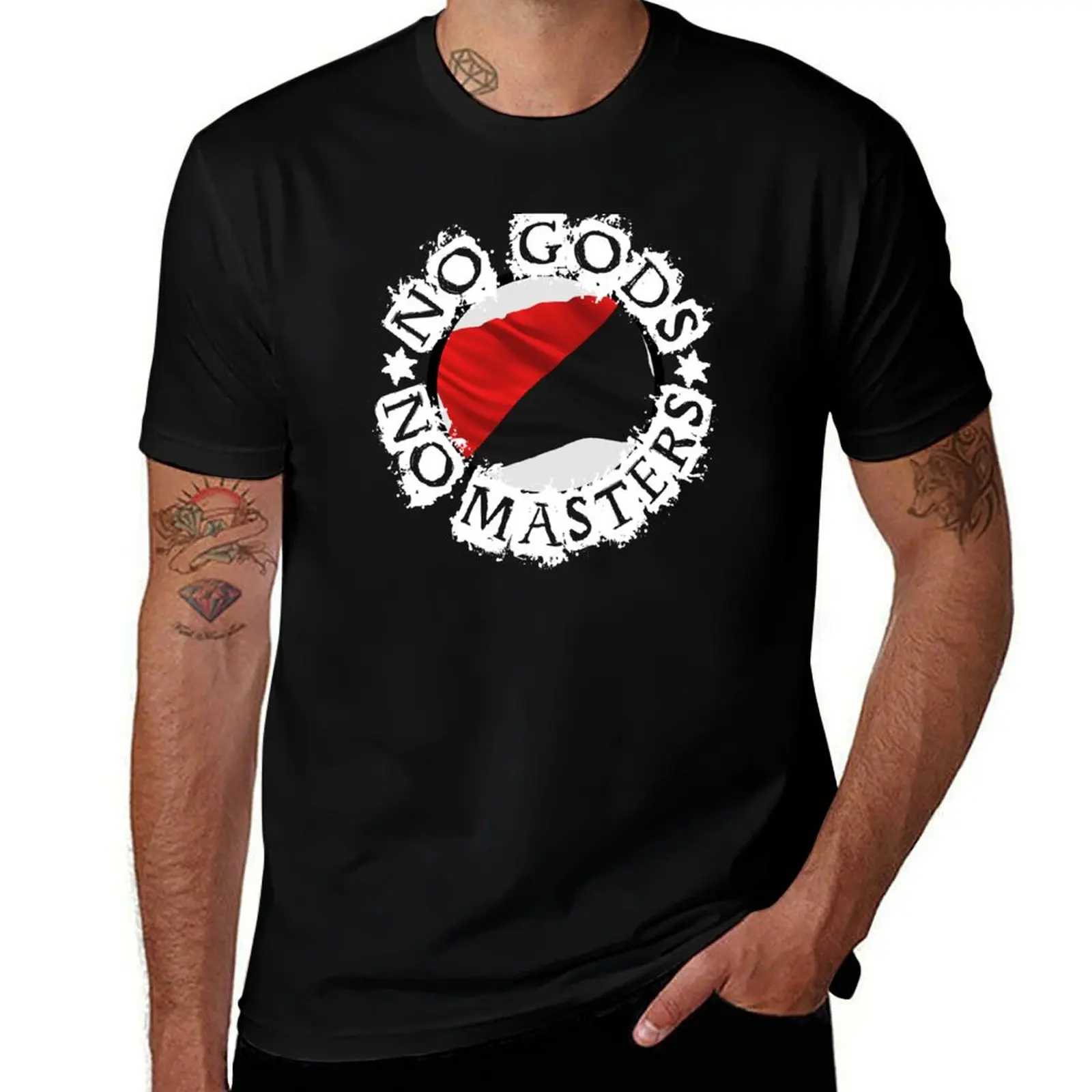 NO GODS NO MASTERS T-Shirt Sun Block Outdoor T-Shirt