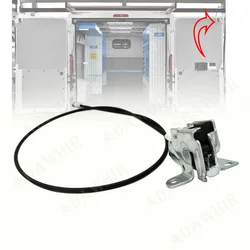 Suitable for Fiat Ducato Peugeot Boxer Citroen Relay Rear Short Door Upper Right with Cable Door Lock 1306735070 1362411080